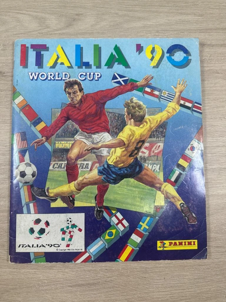 Álbum de cromos Italia 90 de Panini